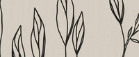 Foliage on linen