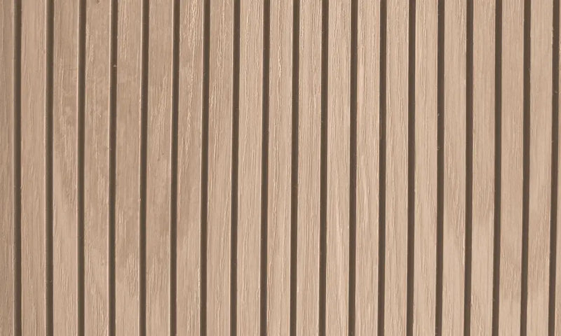 Natural Oak Mini Lath Flexible Panel (Sample 6" x 12")