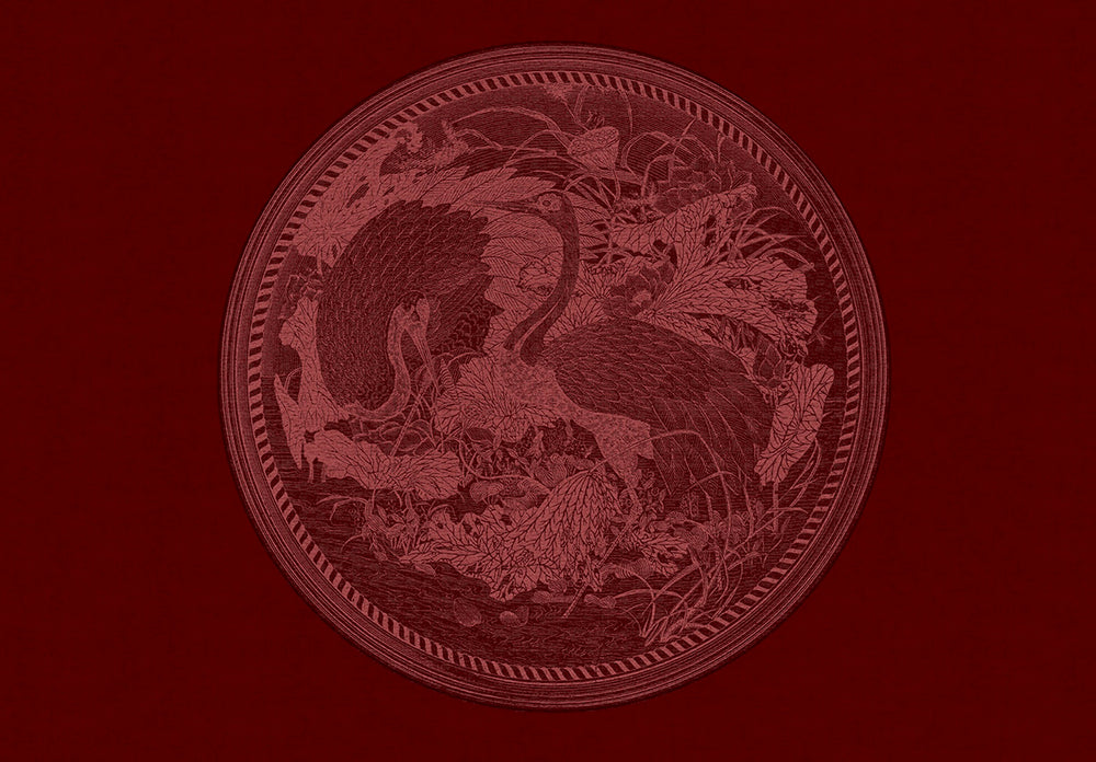 Red Japanese Medallion