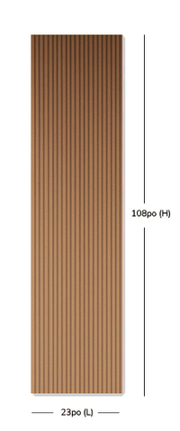 Panneau mini Lattes Noyer Flexibles